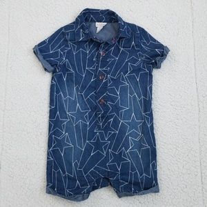 Infant boy star romper